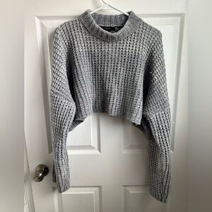 Cropped Knit Sweater